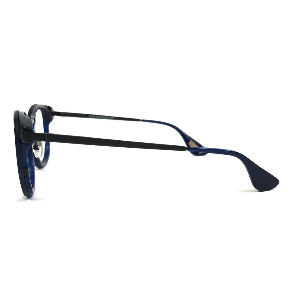 Jean-Francois Rey Eyeglasses Frames JAMES 2500 Black Blue Full Rim 49-23-140